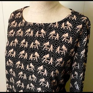 Pixley Elephant Print Blouse